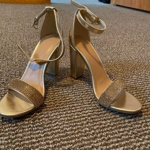 Gold heels